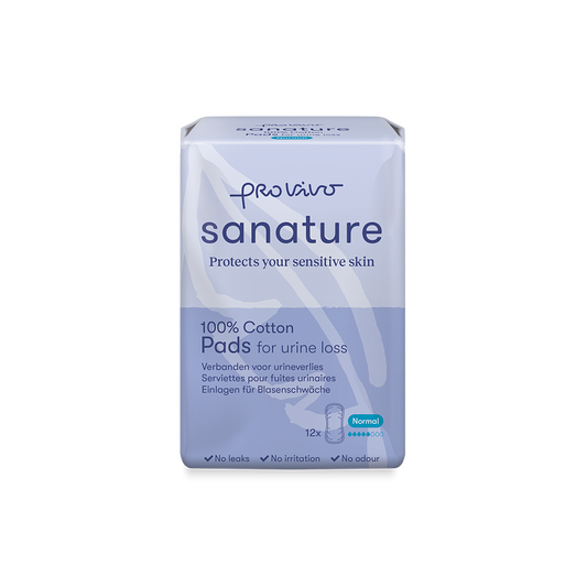 Sanature 100% Cotton Incontinence Pads Normal 