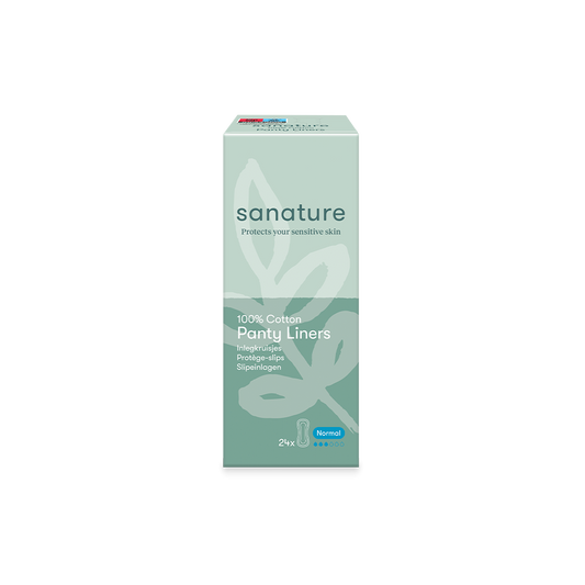 Sanature 100% Cotton Panty Liners Normal (box)  