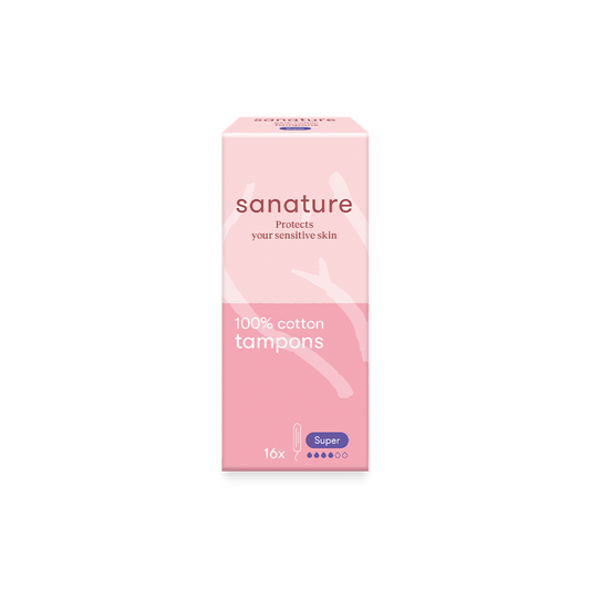 Sanature 100% Katoenen Tampons Super